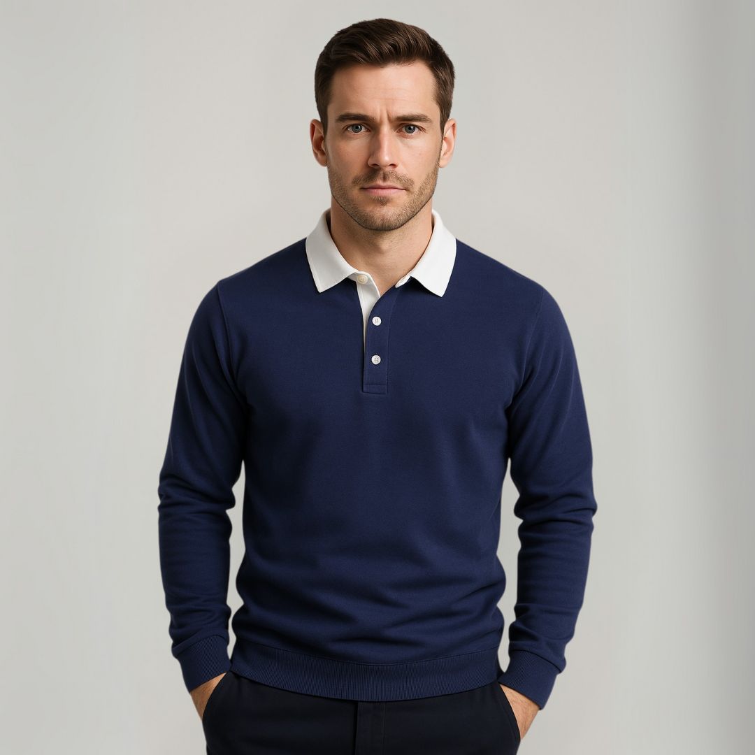 Heren Poloshirt | Lange Mouwen en Casual Design