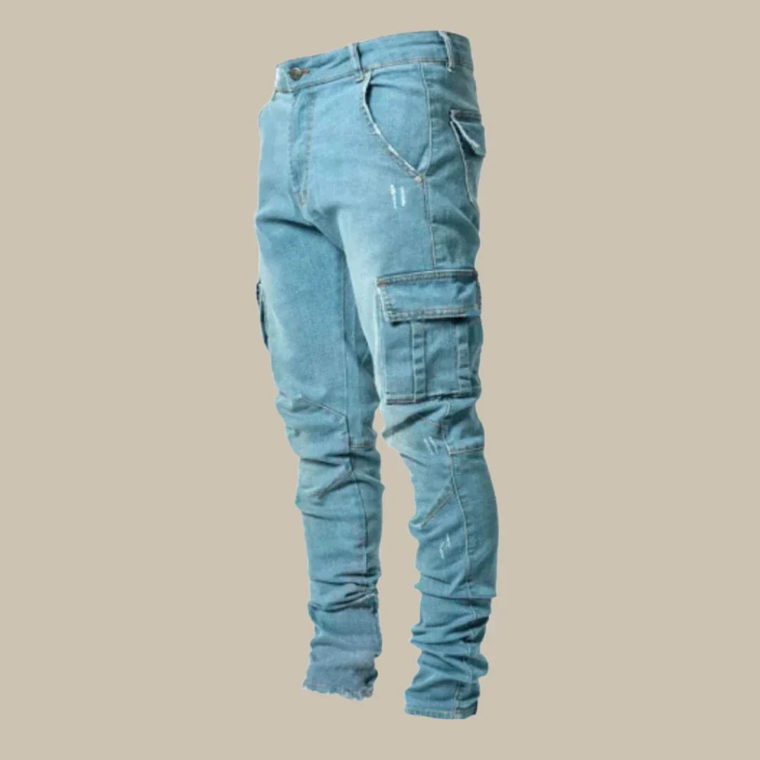 Heren Rekbare Cargo Jeans | Flexibele Pasvorm