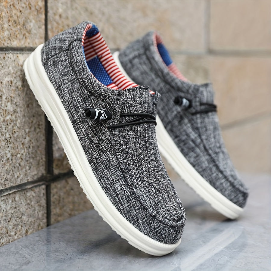 Heren Slip-On Schoenen | Canvas Ontwerp en Casual Zool