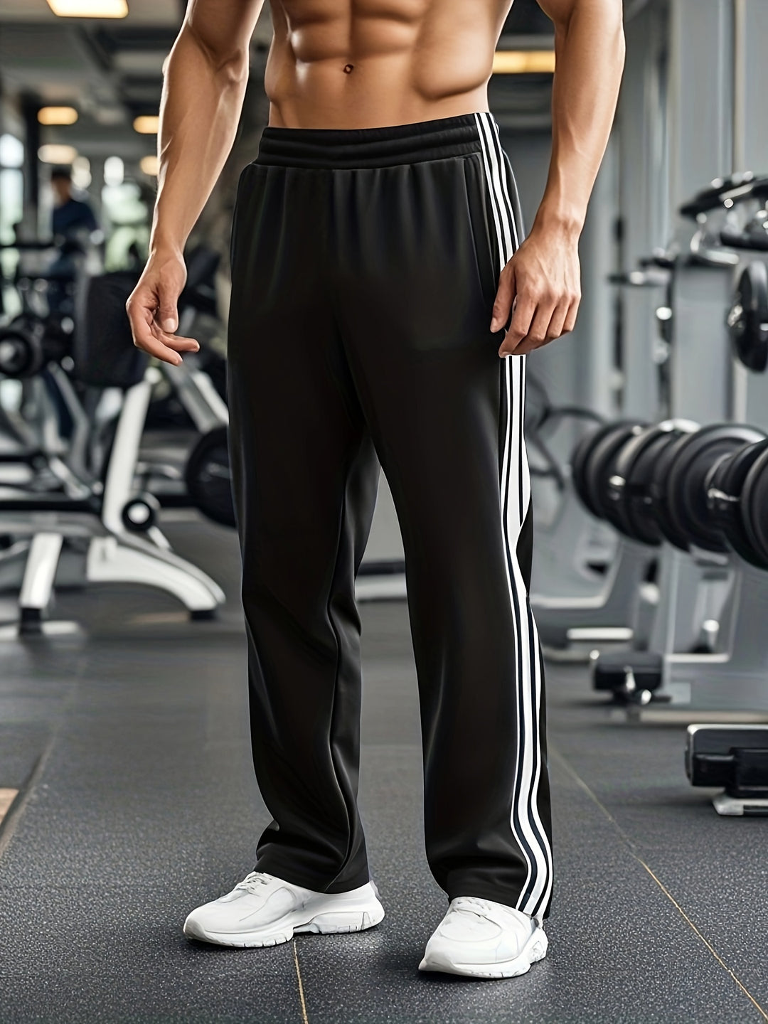Heren Sportbroek | Trekkoord en Zakken
