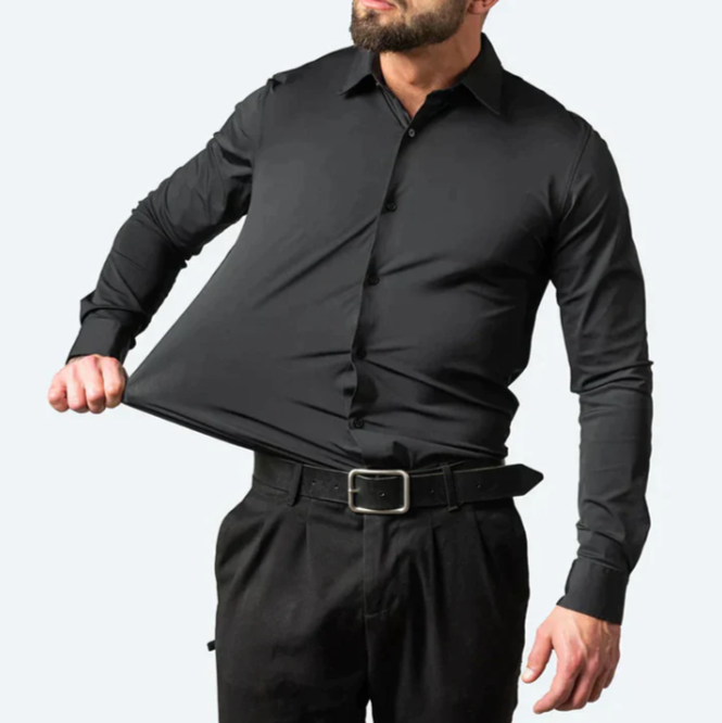 Heren Stretch Overhemd | Moderne Pasvorm