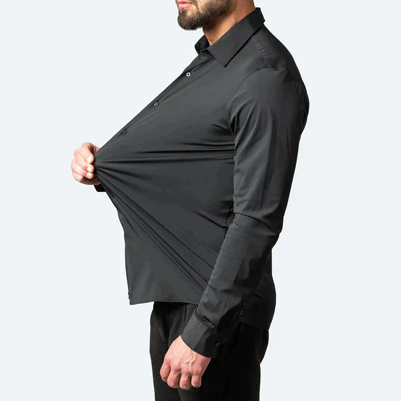 Heren Stretch Overhemd | Moderne Pasvorm