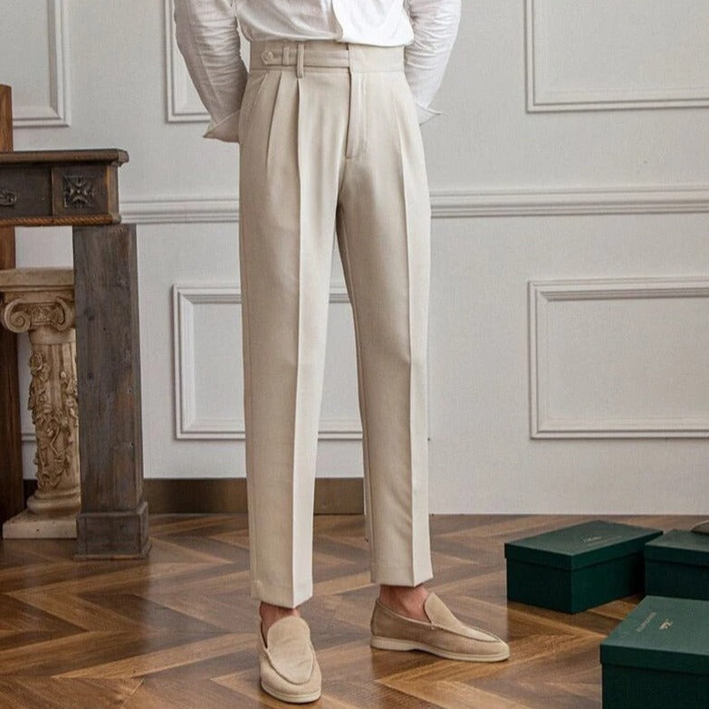 Heren Tailored Pantalon | Old Money Stijl