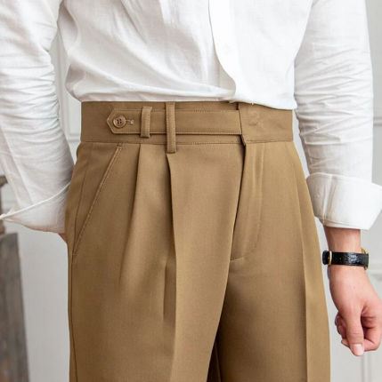 Heren Tailored Pantalon | Old Money Stijl