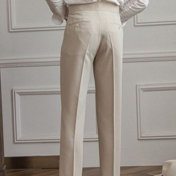 Heren Tailored Pantalon | Old Money Stijl