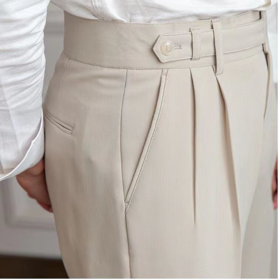 Heren Tailored Pantalon | Old Money Stijl