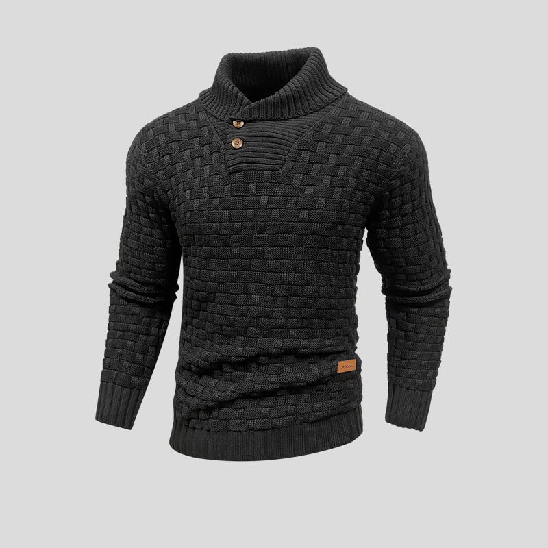 Heren Thermische Trui | Stijlvol Gebreid Design voor de Herfst