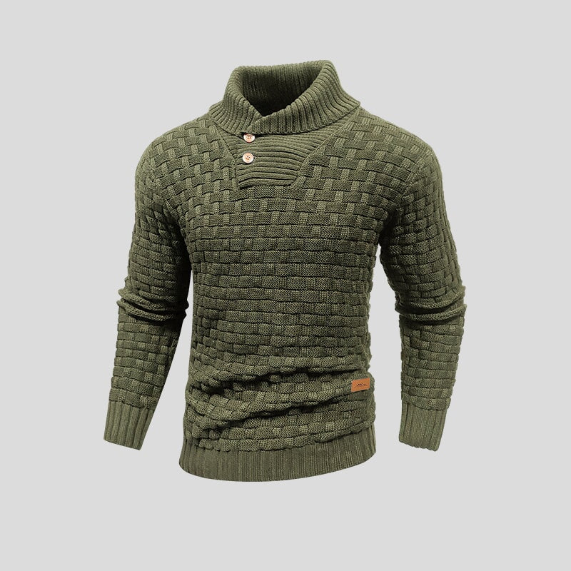 Heren Thermische Trui | Stijlvol Gebreid Design voor de Herfst