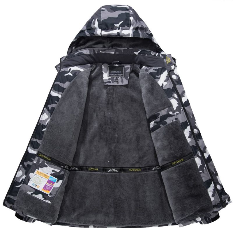 Heren Winterjas | Waterdichte Capuchon en Functionele Details