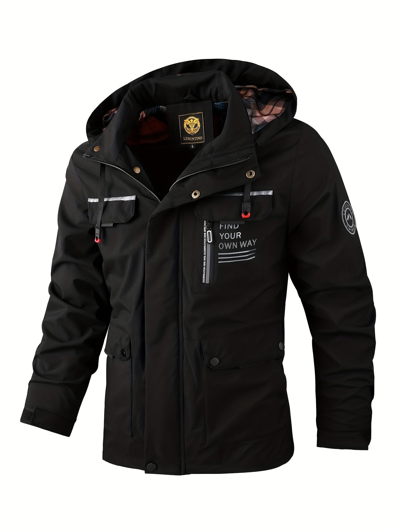 Heren Winterjas met Kap | Weerbestendige Bescherming