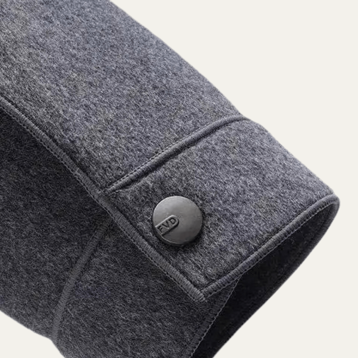 Hudson | Tailored Fit Wollen Jas Met Rits