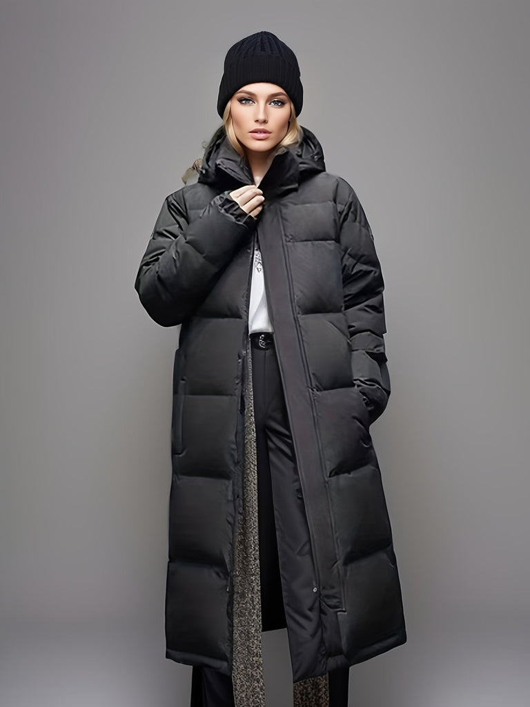 Lange Parka Pufferjas voor Dames | Winter