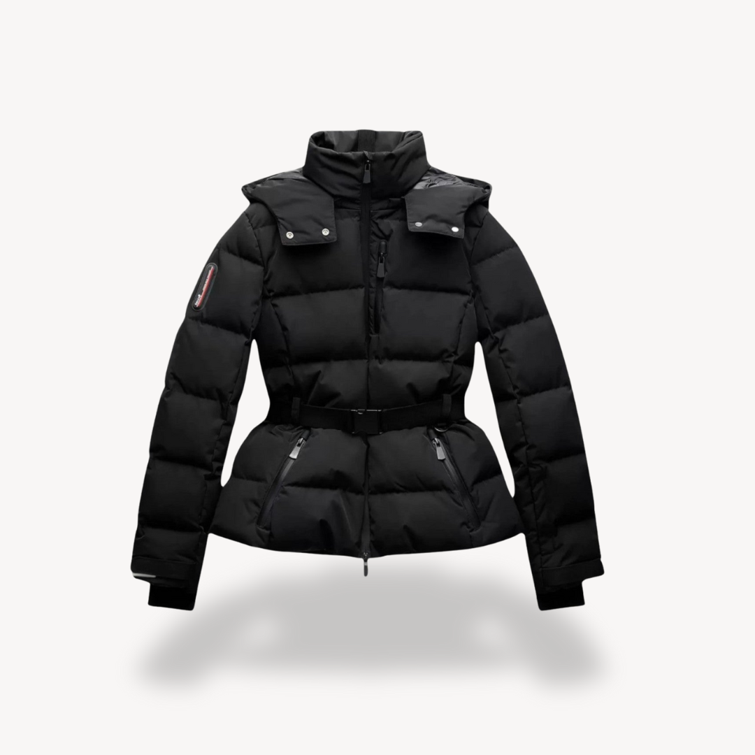 Stijvolle Dames Winterjas | Met Riem, Waterdicht Met Capuchon