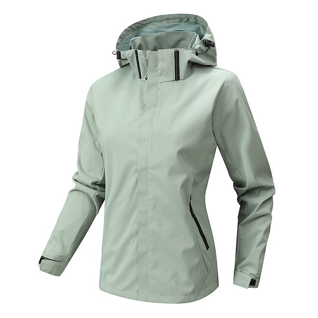 Waterdichte Regenjas voor Dames | Met Capuchon en Ritssluiting